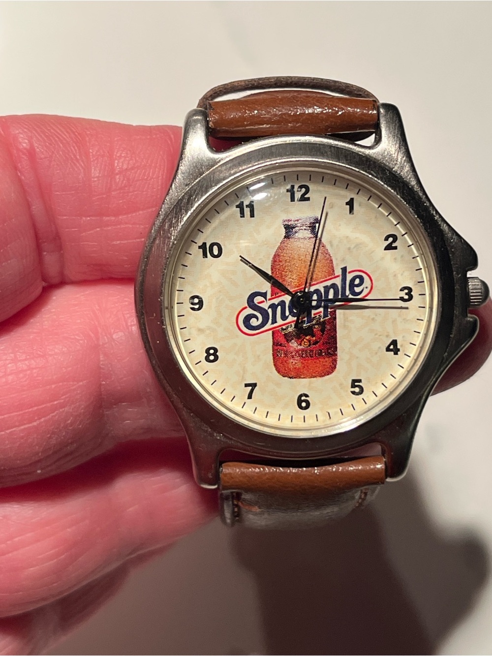 Men’s Snapple watch.